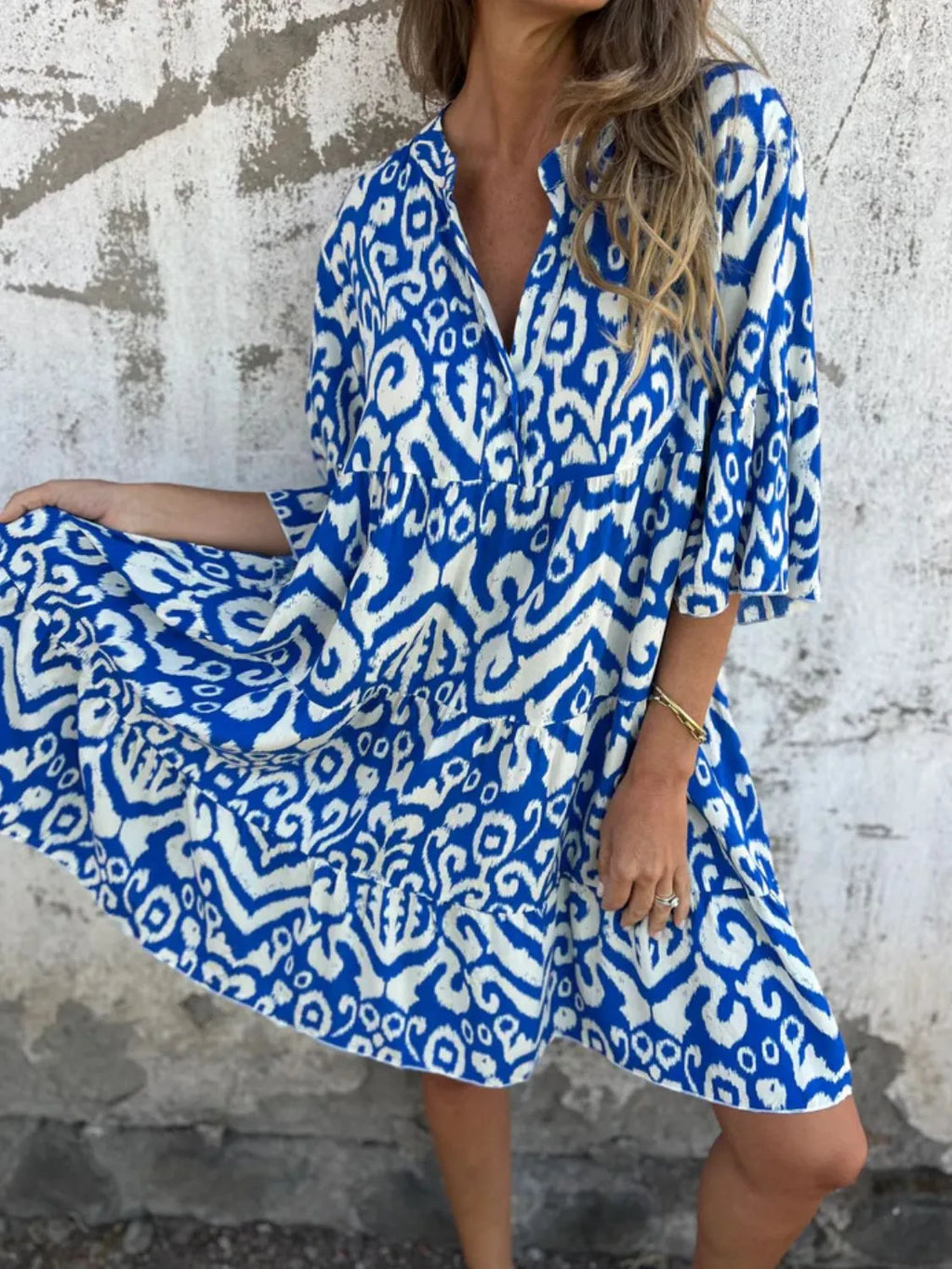 Lea – Women Floral Print Summer Dress - Image 1