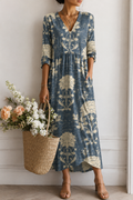 Antonia – Floral Playful Maxi Dress