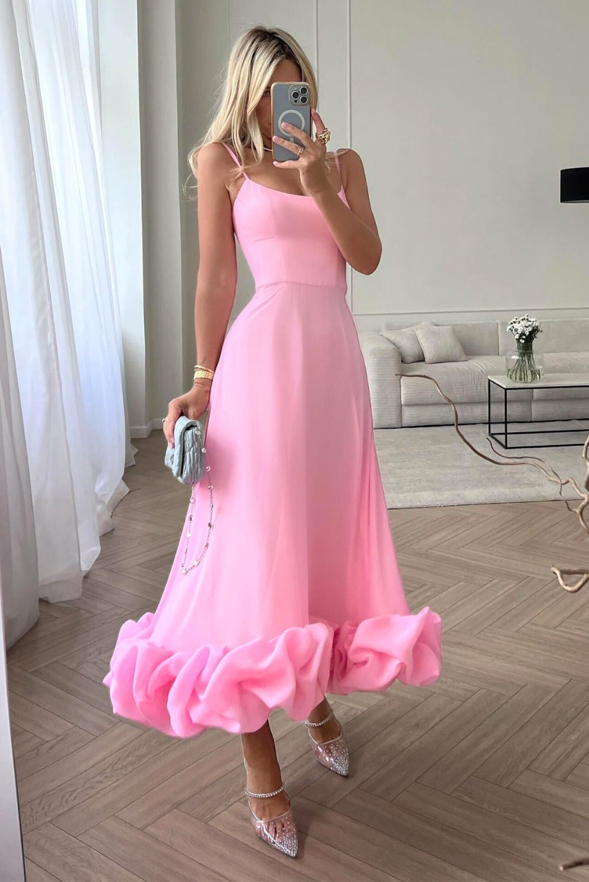 Brigitte – Women Ruffled Evening Dress - Image 4