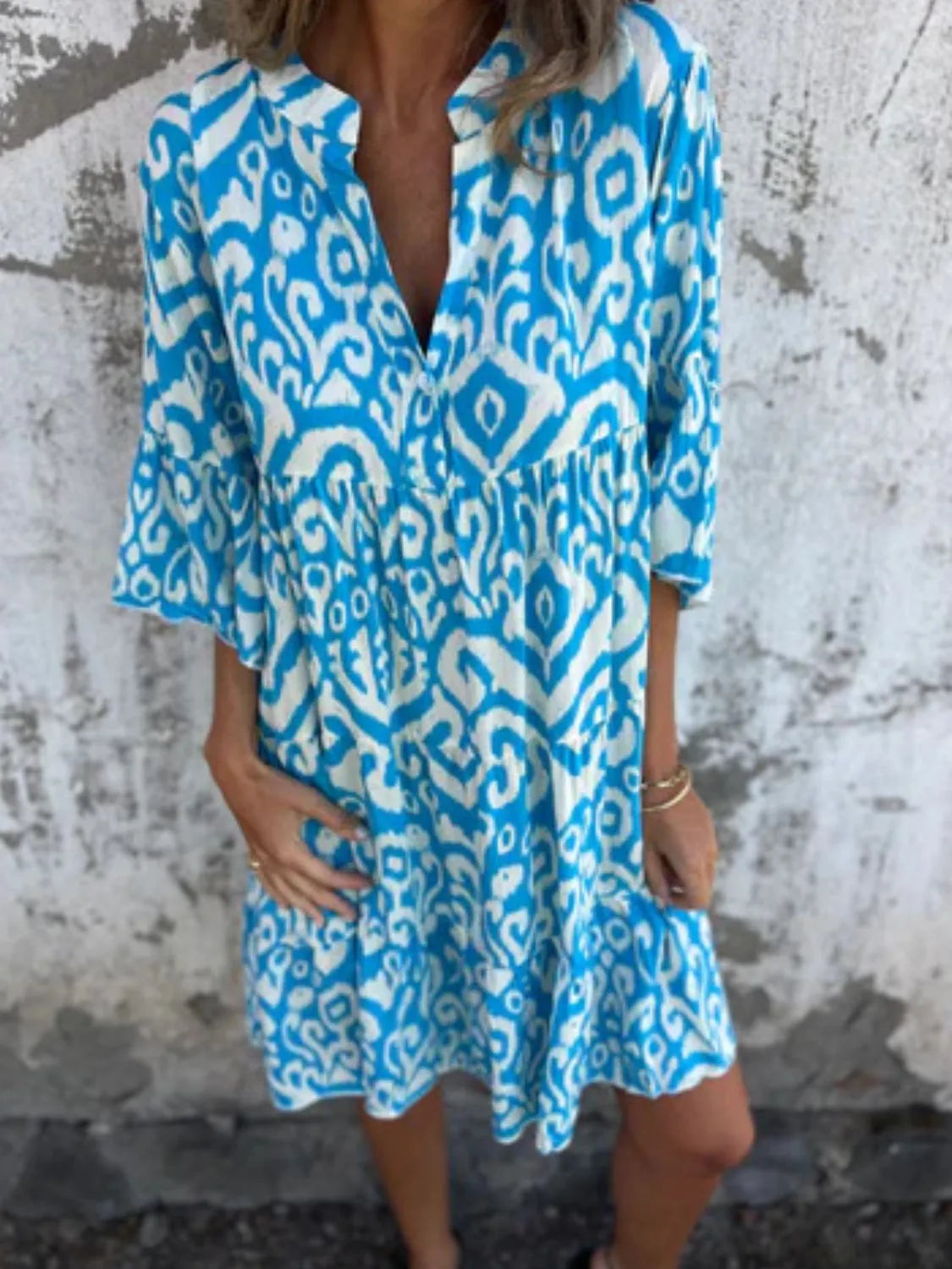 Lea – Women Floral Print Summer Dress - Image 21
