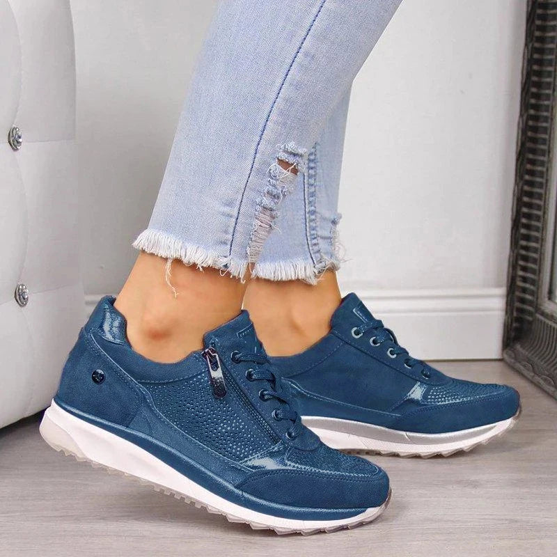 Sofia – Zip-Up Orthopedic Sneakers