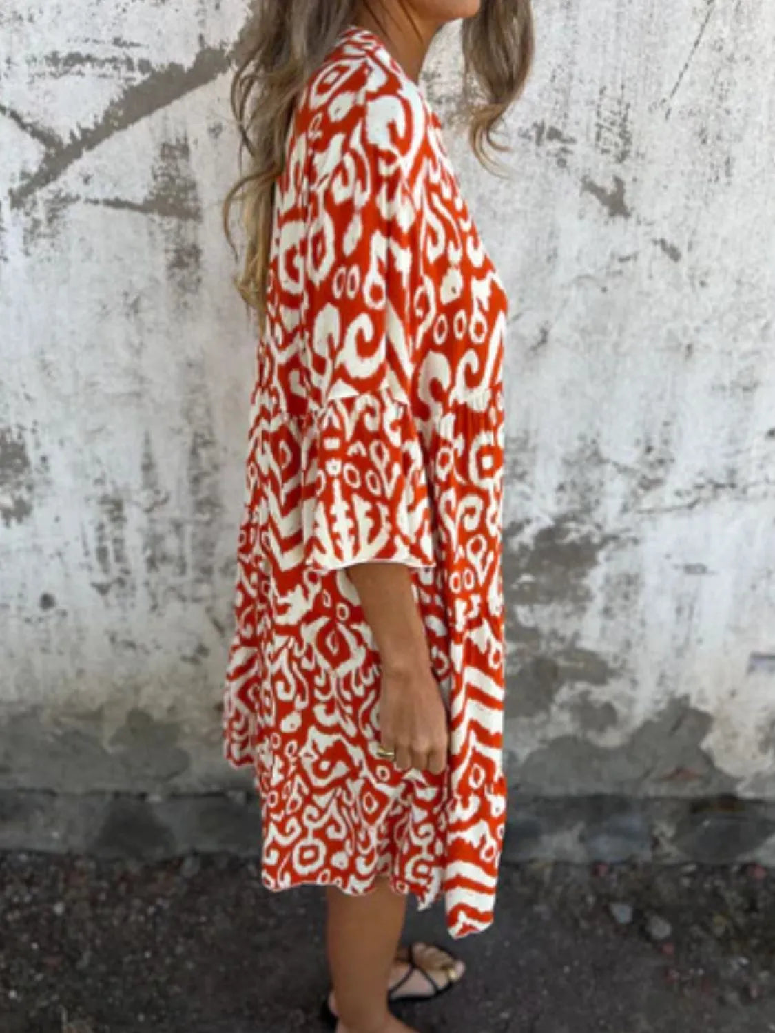 Lea – Women Floral Print Summer Dress - Image 10