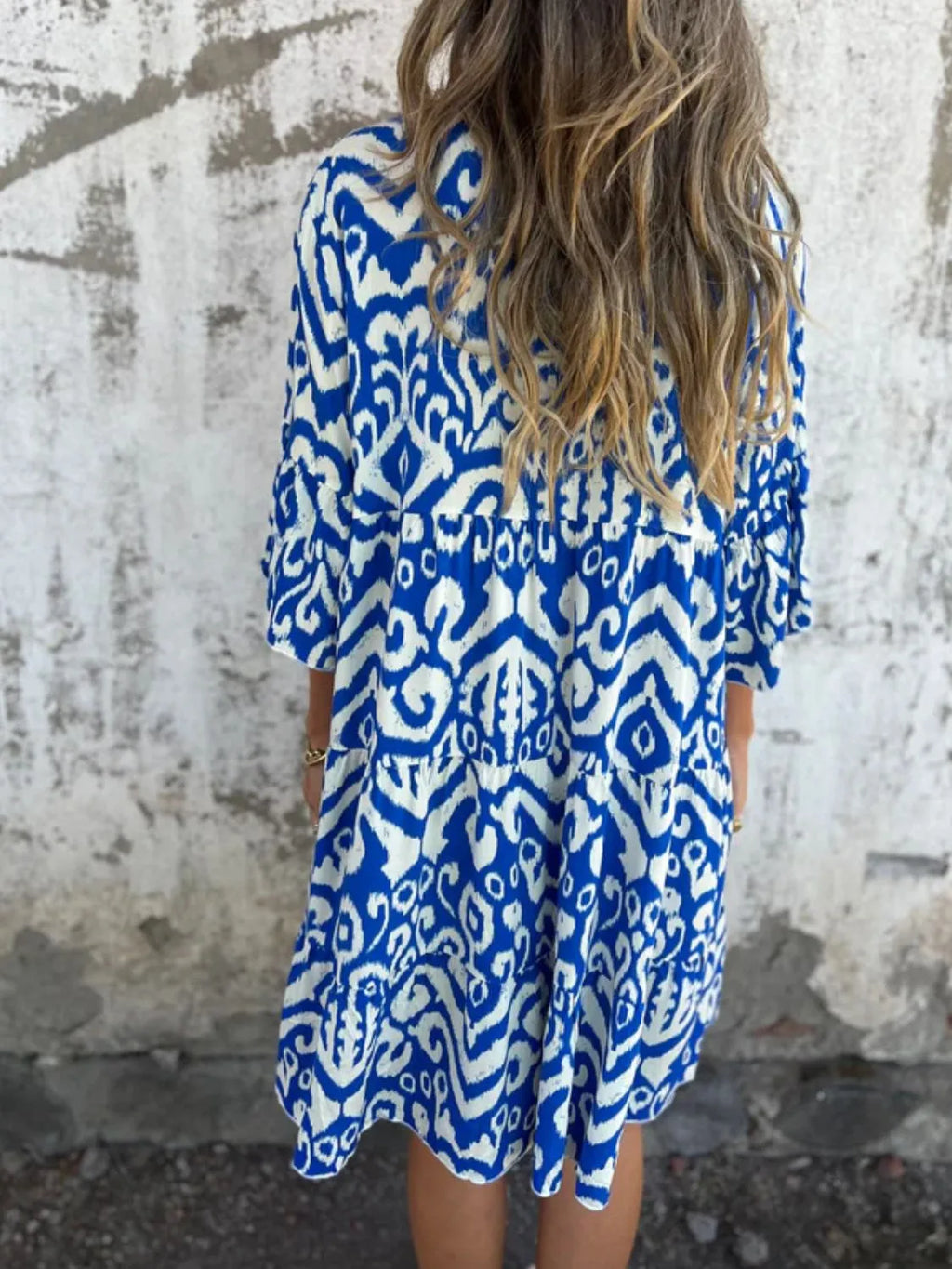 Lea – Women Floral Print Summer Dress - Image 4