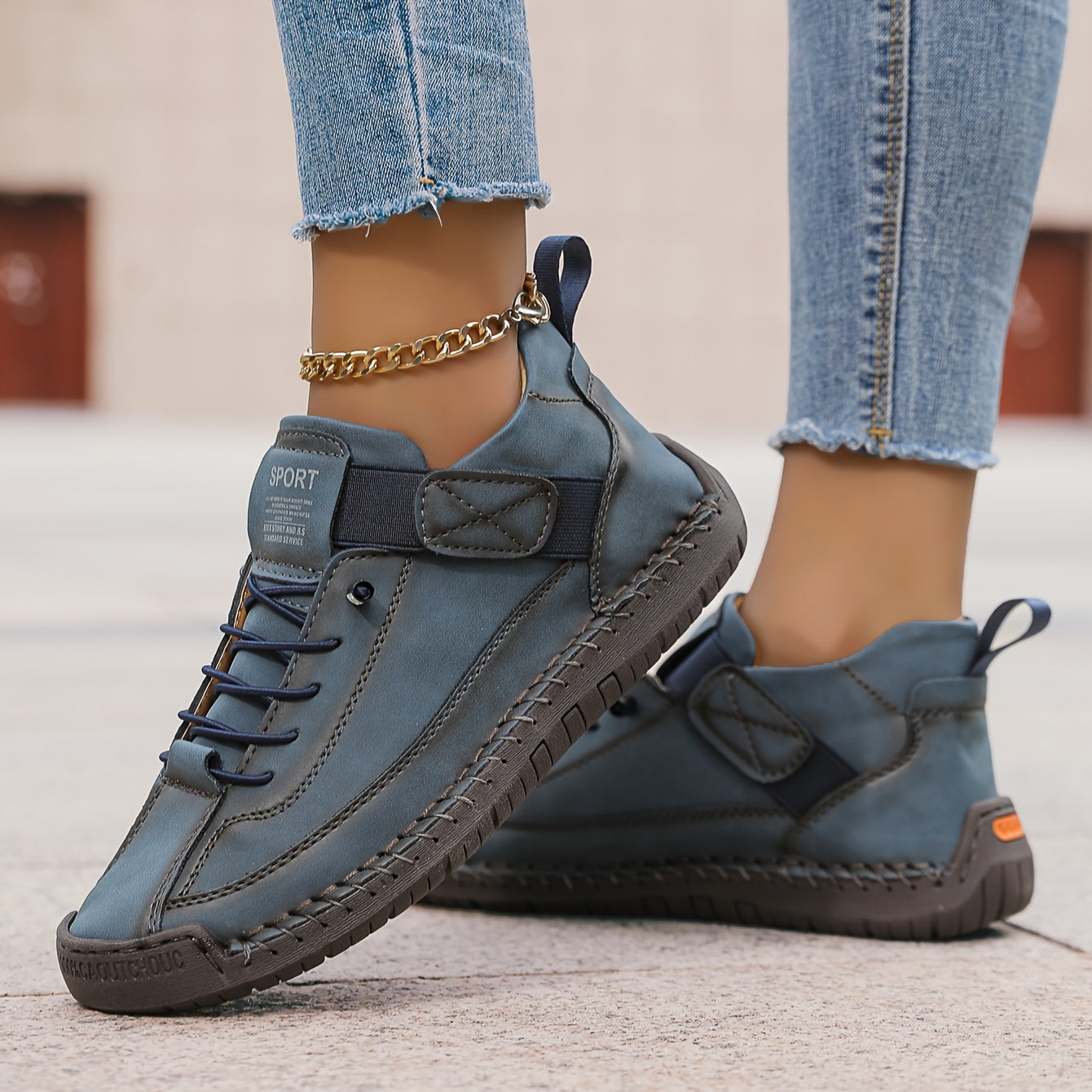 Mia – Women Sporty Lace-Up Sneakers - Image 7