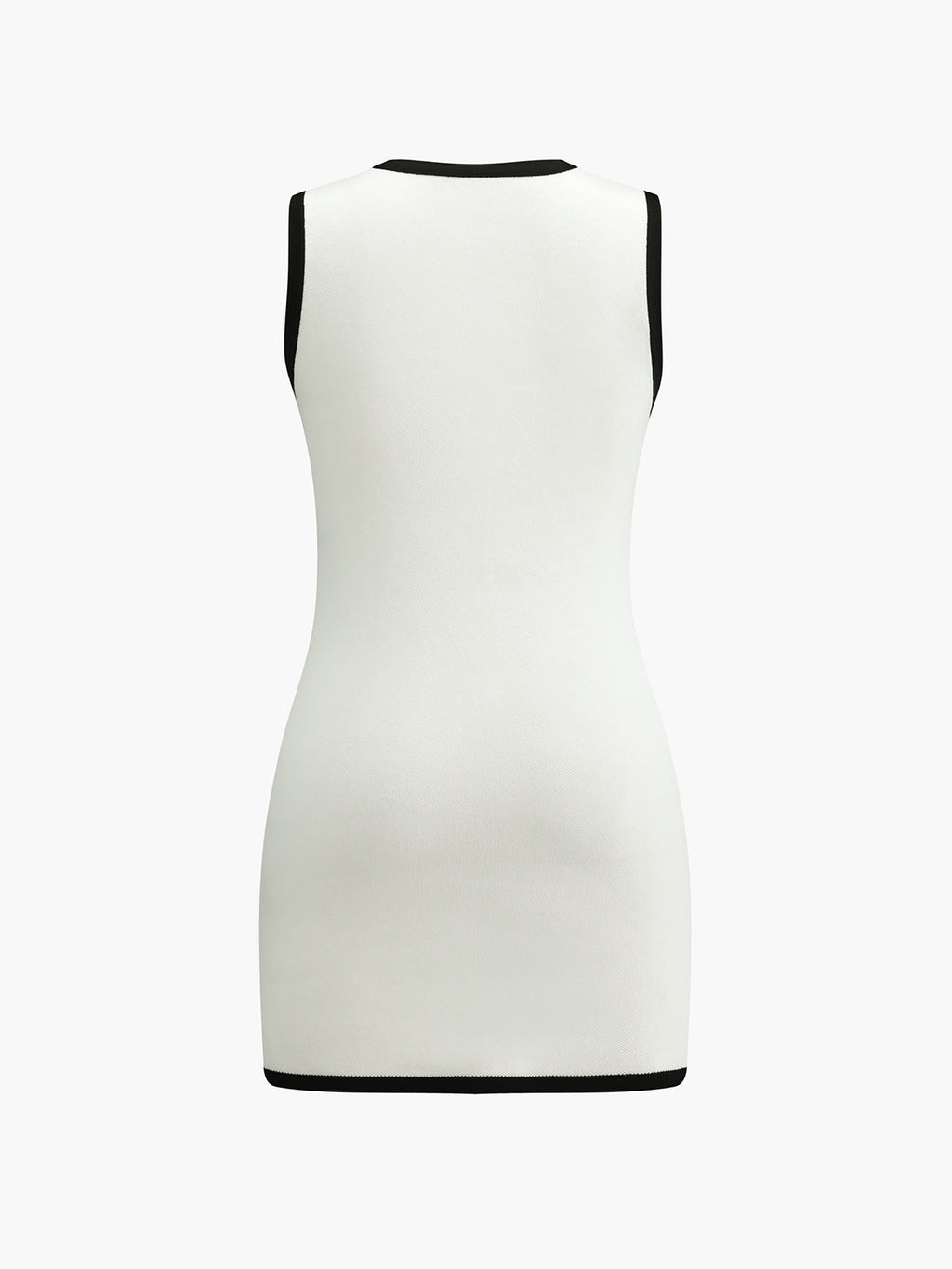 Johanna – Multi Pocket Button Sleeveless Short Sweater Dress - Image 8