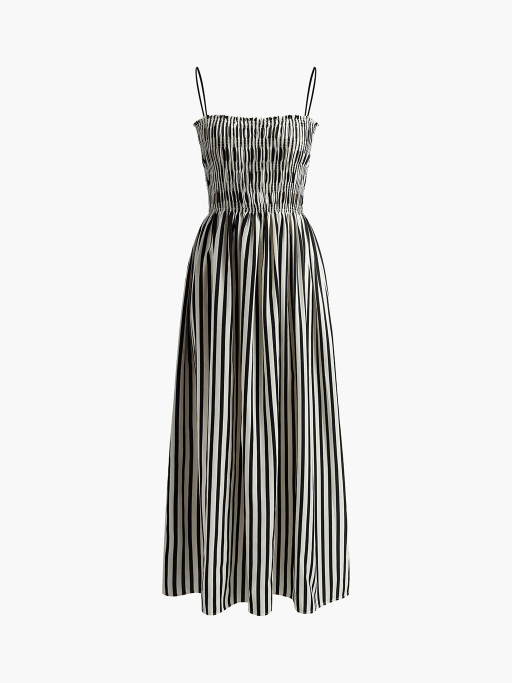 Amelia – Sleeveless Pinstripe Long Dress - Image 7
