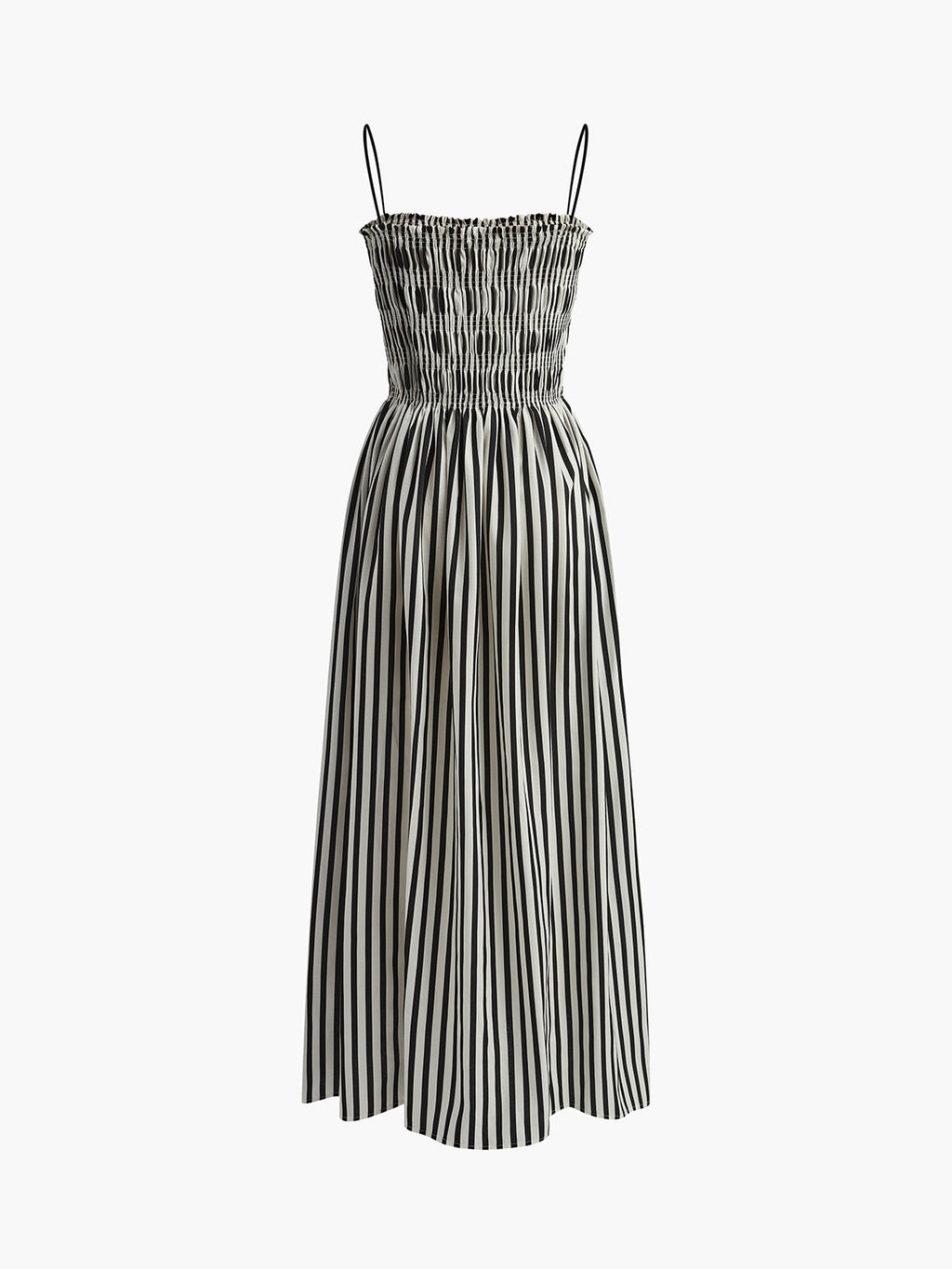 Amelia – Sleeveless Pinstripe Long Dress - Image 8