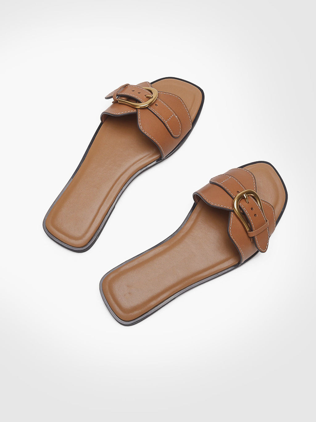Sabine – Buckled Strap Slide Sandals - Image 5