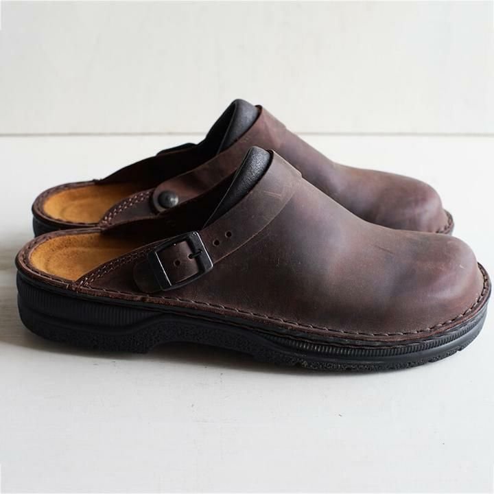 Mateo – Ergonomic Leather Slippers for Men