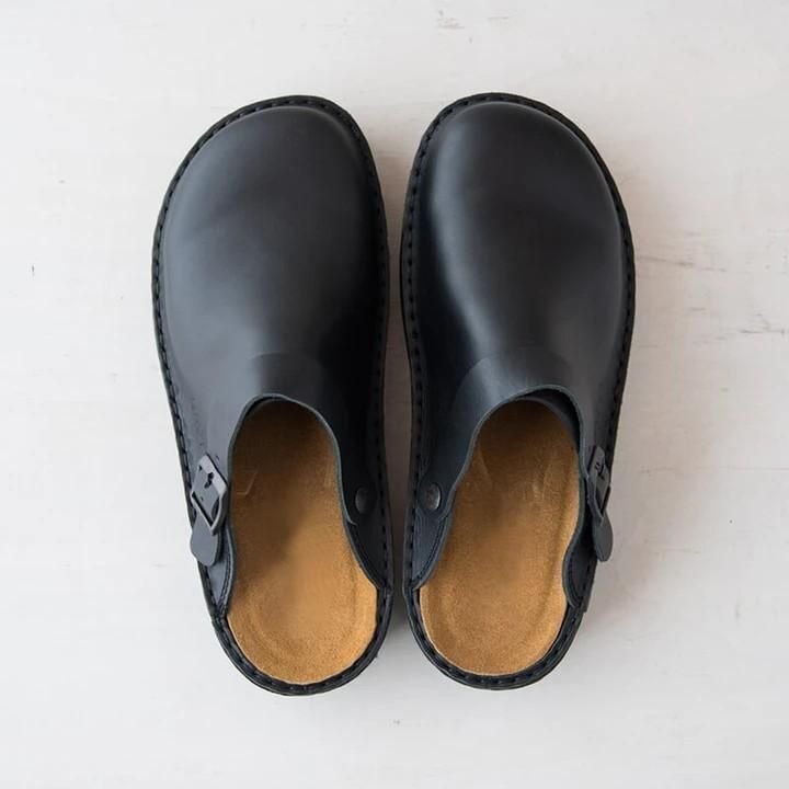 Mateo – Ergonomic Leather Slippers for Men