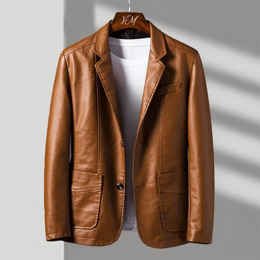 Theo – Leather Jacket for Men - Image 1