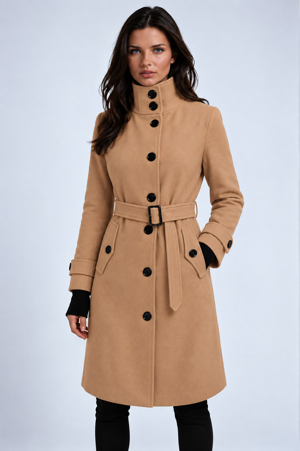 Women’s tailored coat with a button placket | L&S