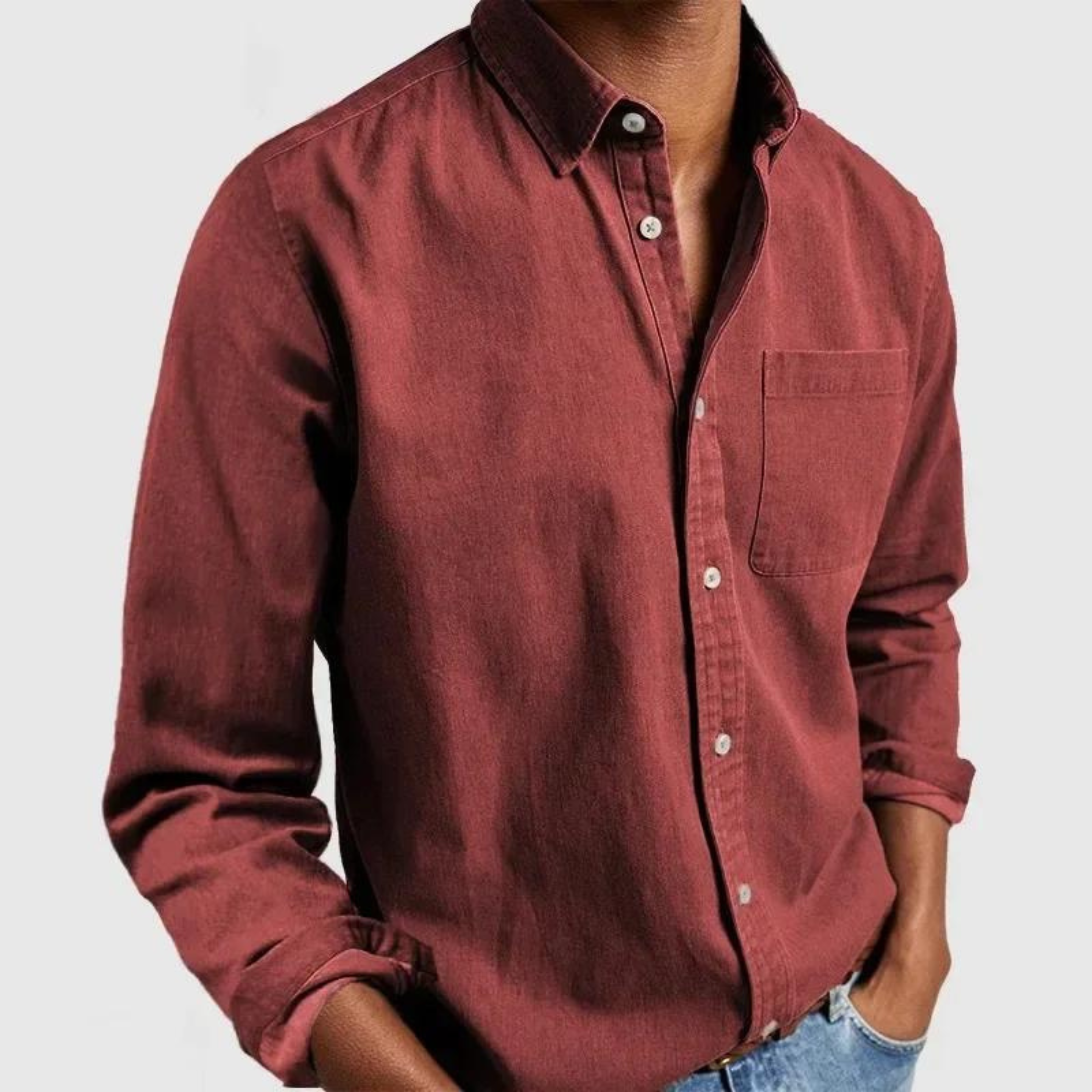 Armin – Men’s Casual Button-Up Shirt - Image 8