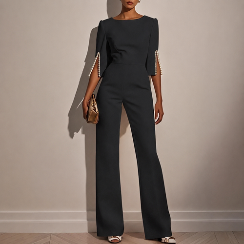 Anny – Women Elegant With a Slit Midi  Dress