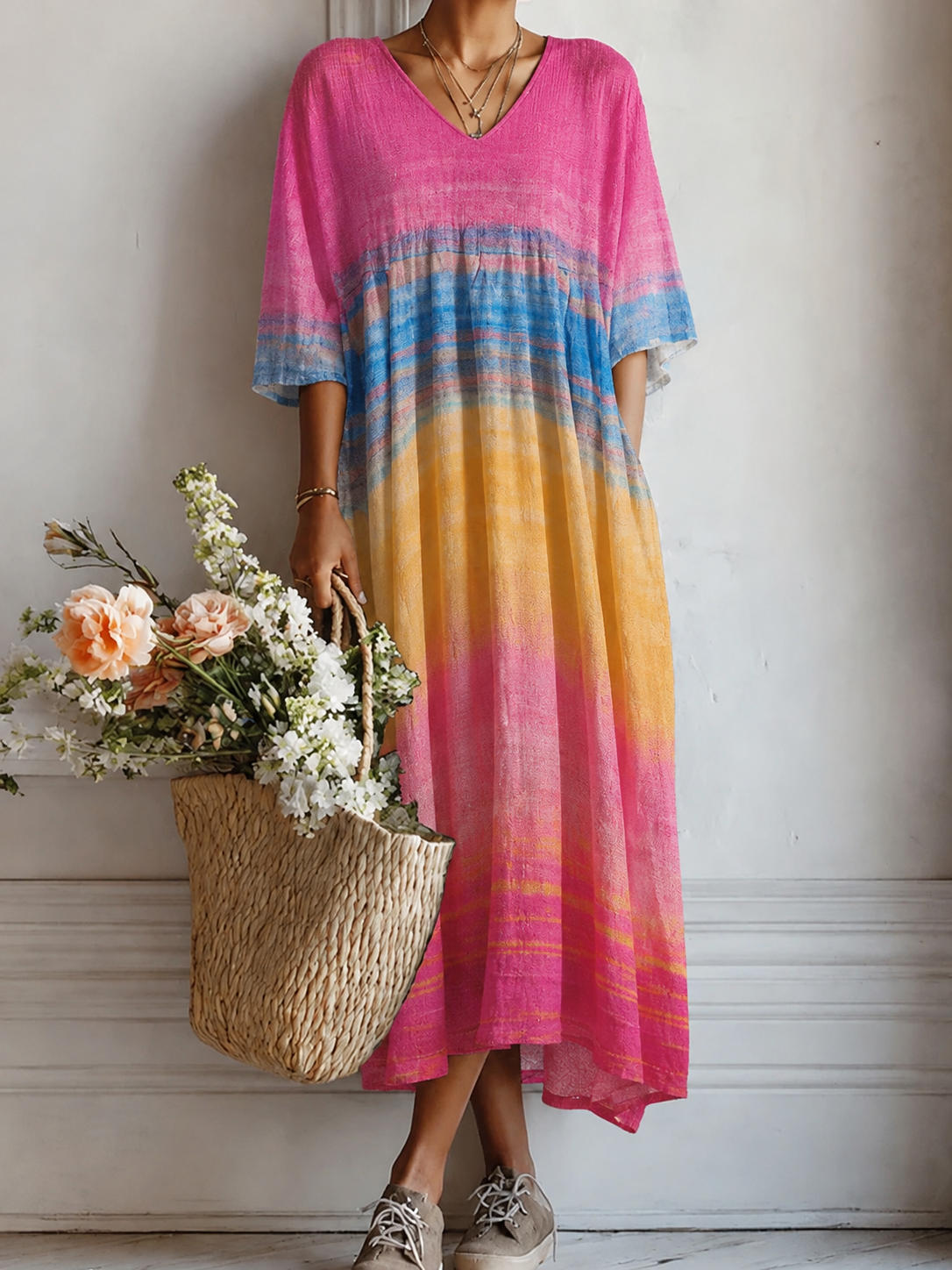 Annika – Bohemian Maxi Dress