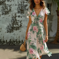 Josefine – Elegant Floral Print Dress