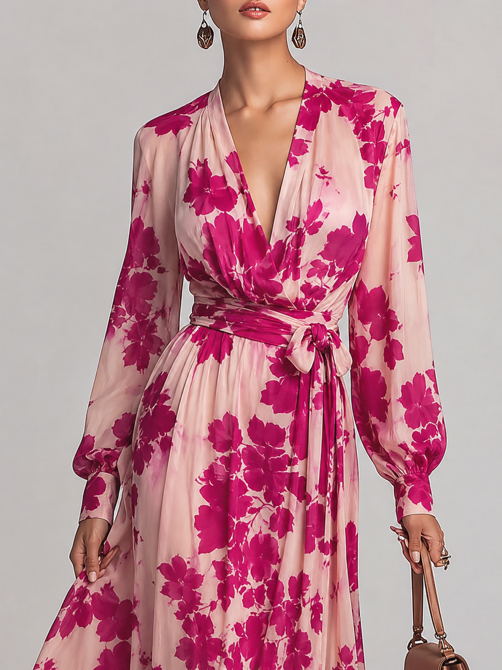 Emilia – Floral Long-sleeve Dress