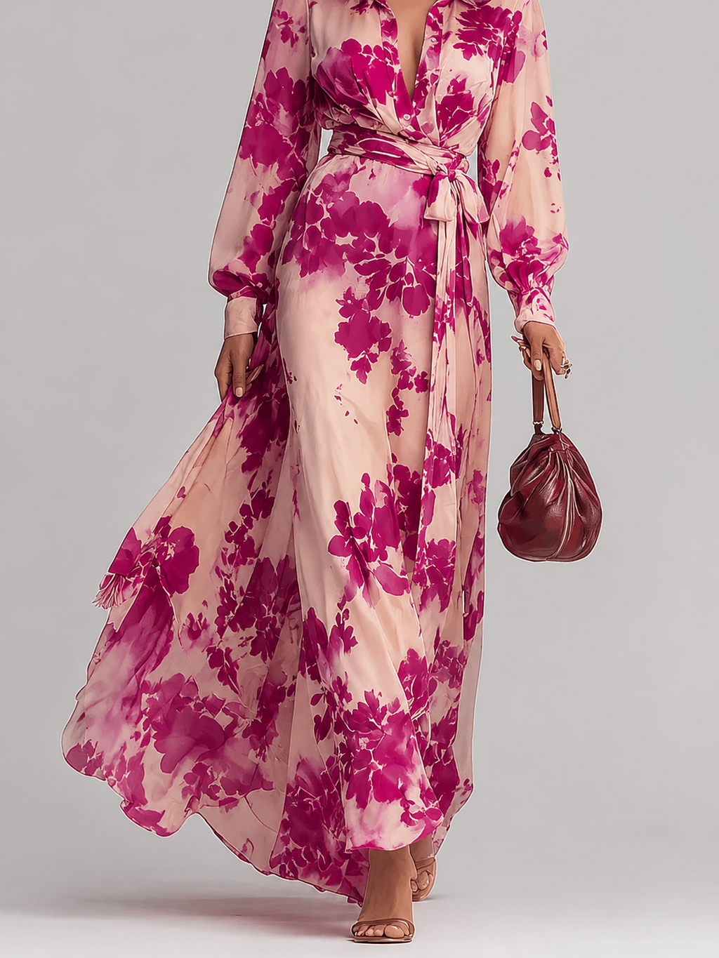 Emilia – Floral Long-sleeve Dress