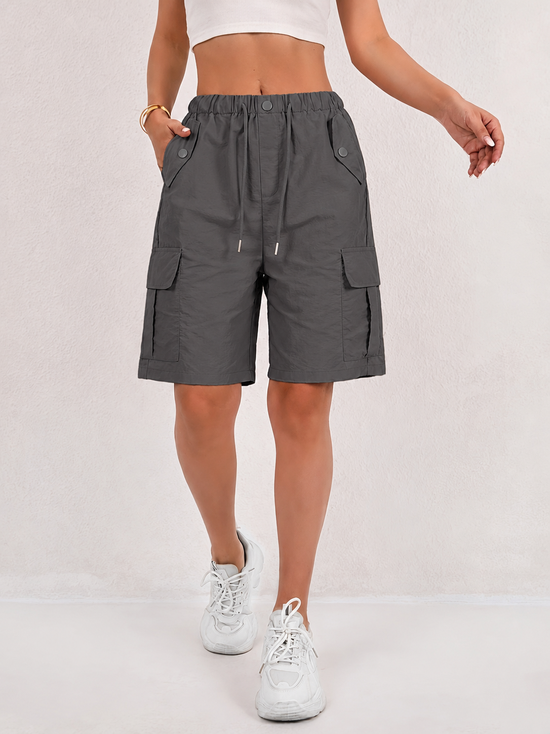 Ella – Lightweight Quick-Dry Cargo Shorts for Women