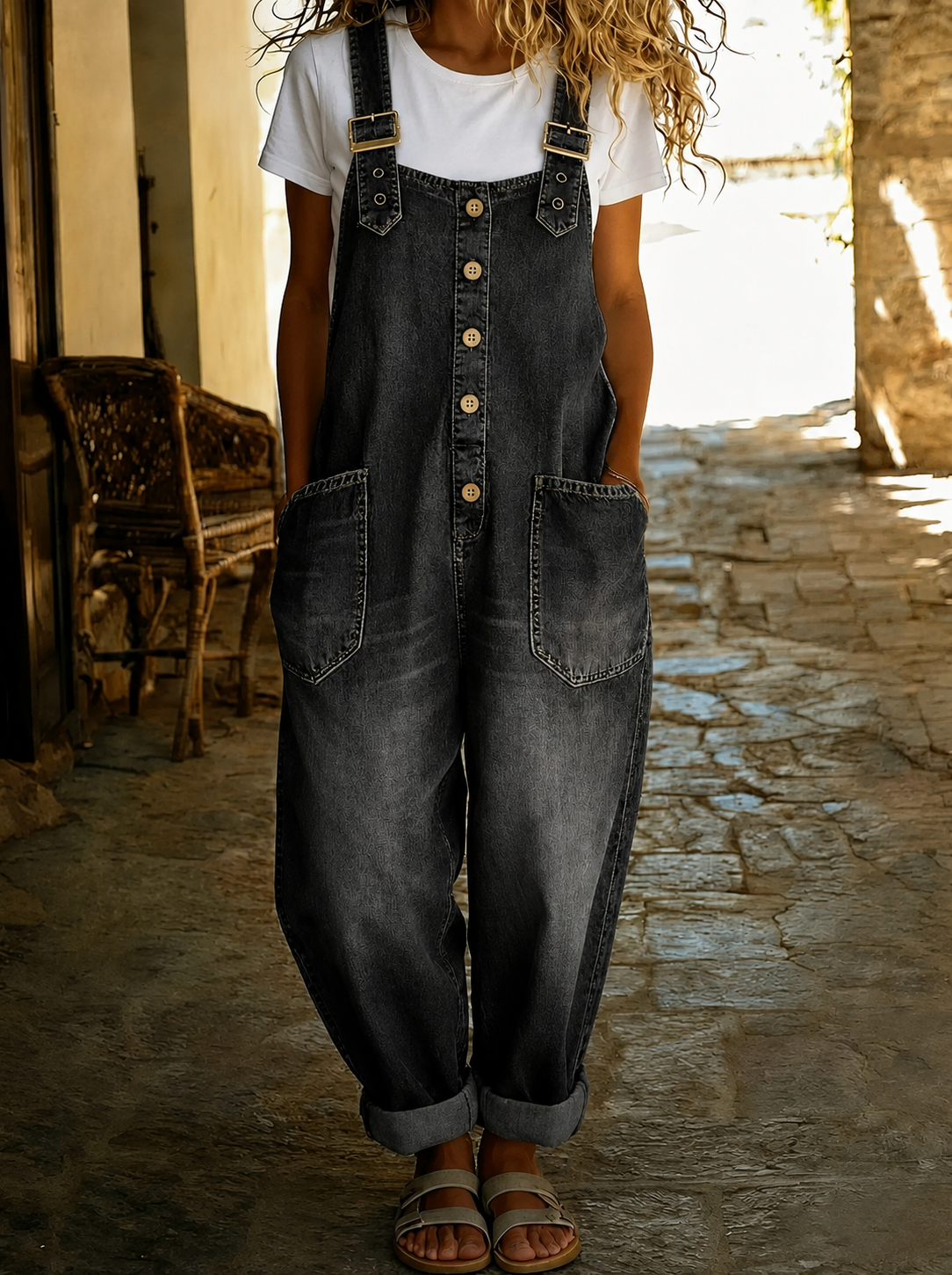 Karin – Casual Denim Overalls for Women