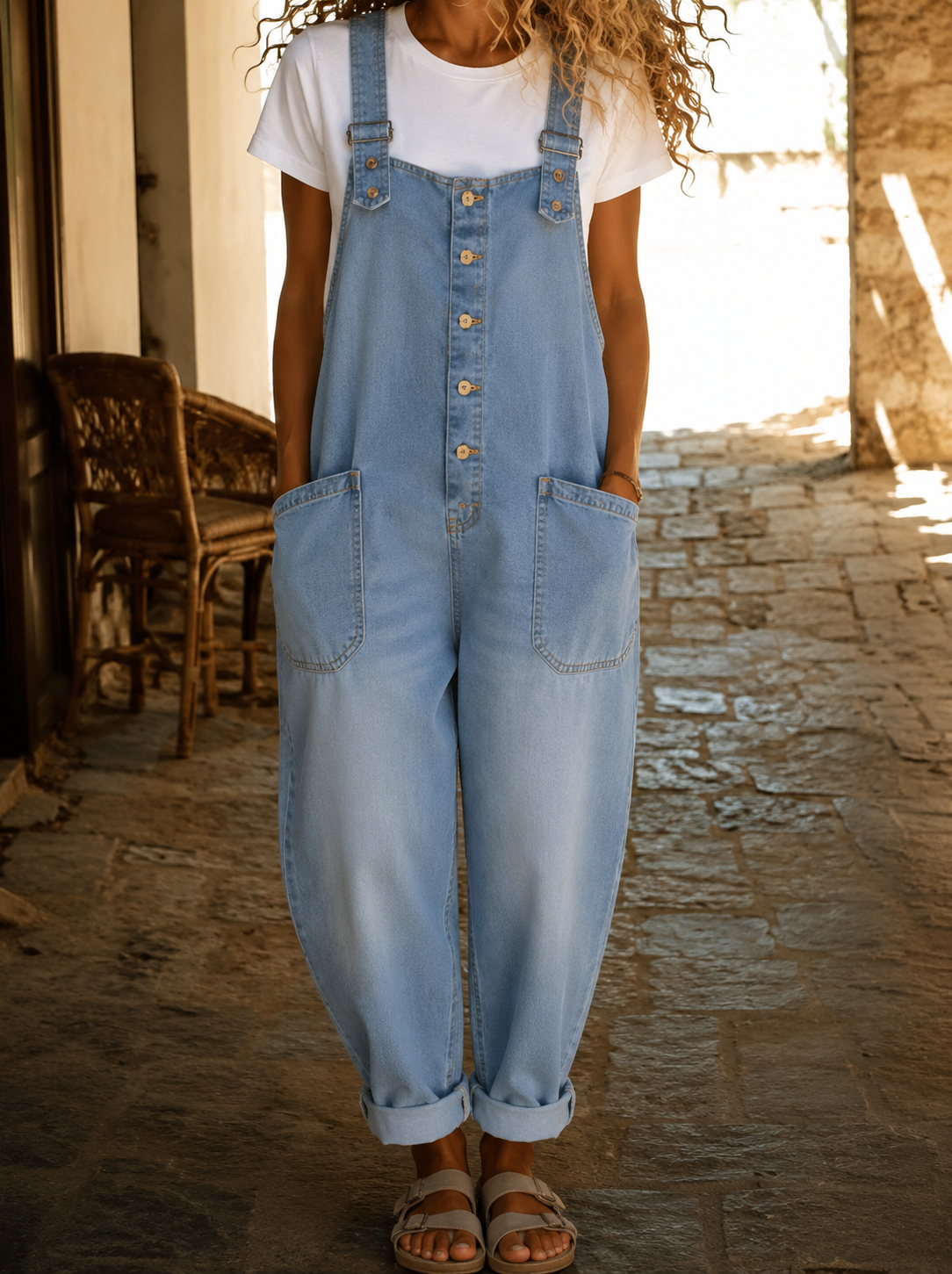 Karin – Casual Denim Overalls for Women