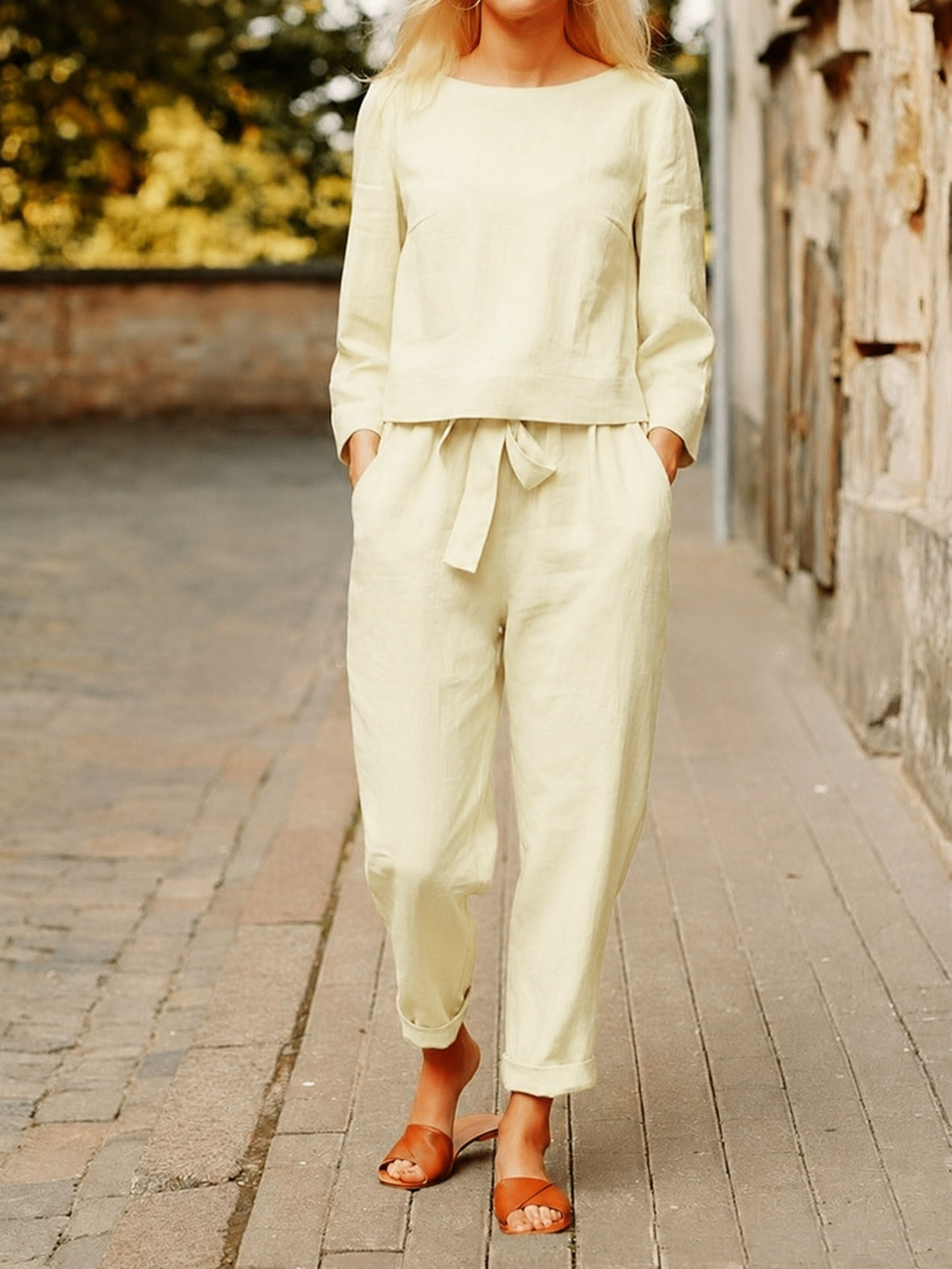 Andrea – 2-piece set cotton Ensemble for Women