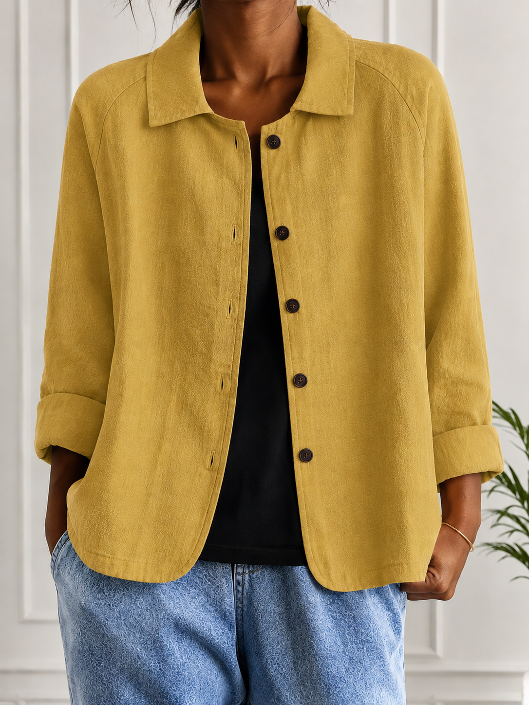 Clara – Women Jacket with Button Closure Jacket