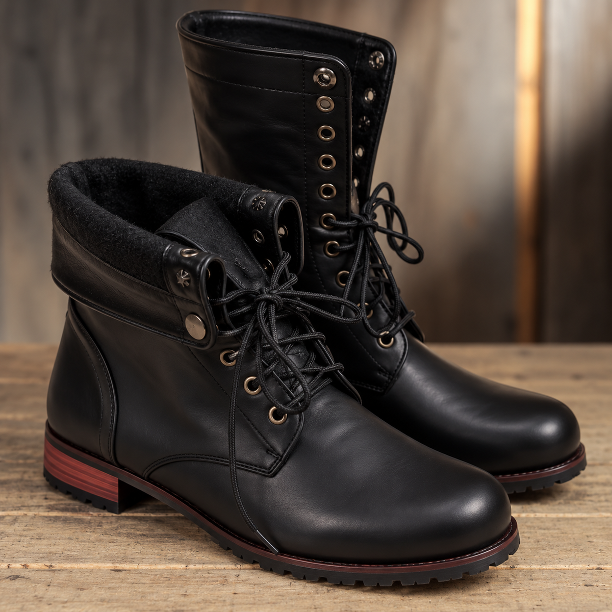 Men's Boots with Cosy Lining and Sturdy Sole | L&S
