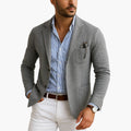 Men’s tailored-fit blazer with a single-button fastening - J&B; - 7 - London-stylehouse.com