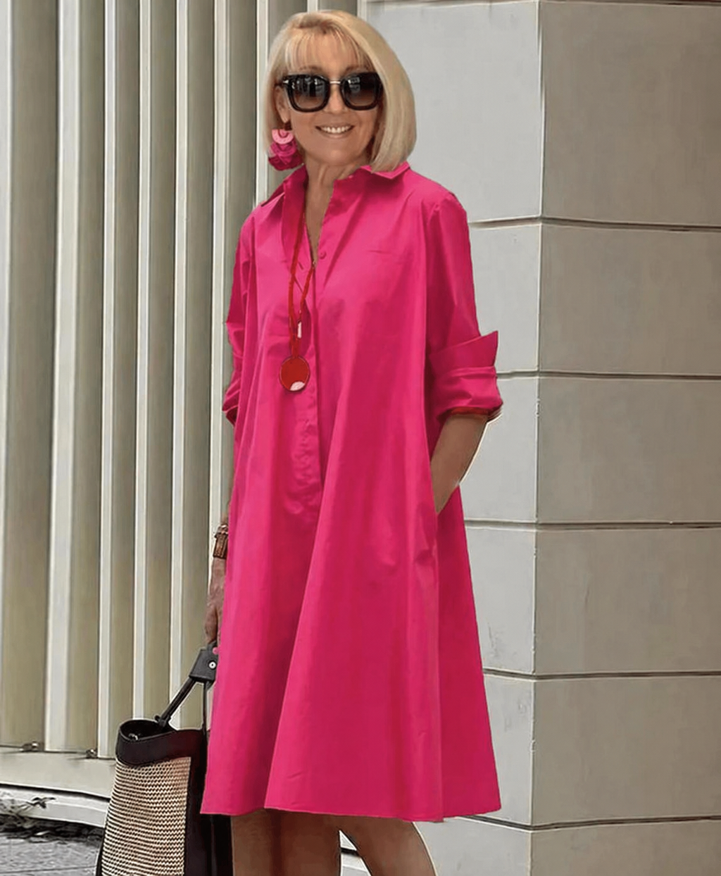 Luisa – Chic and Elegant Shirt Dress