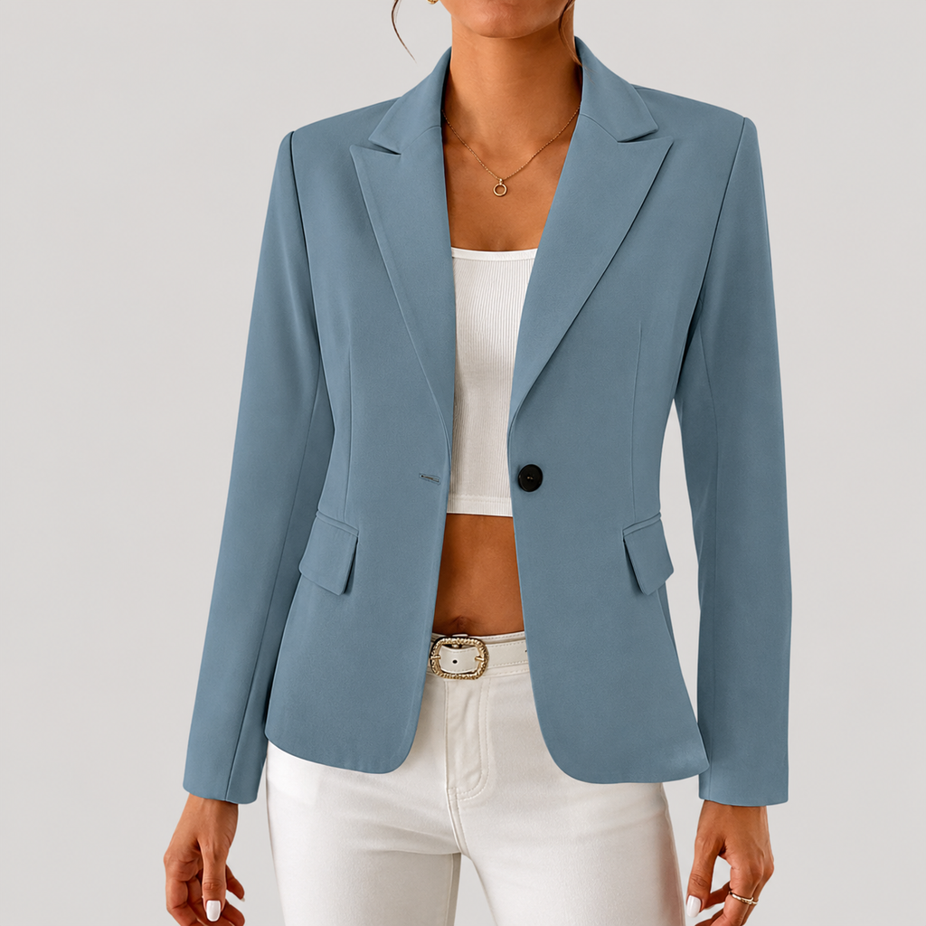 Women’s blazer in a tailored fit with a draped silhouette | L&S
