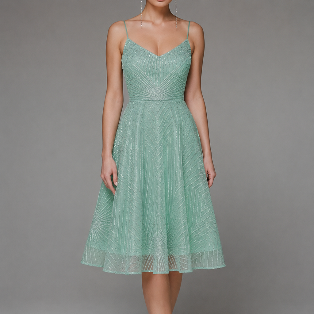 Lena – Elegant Open Back Dress