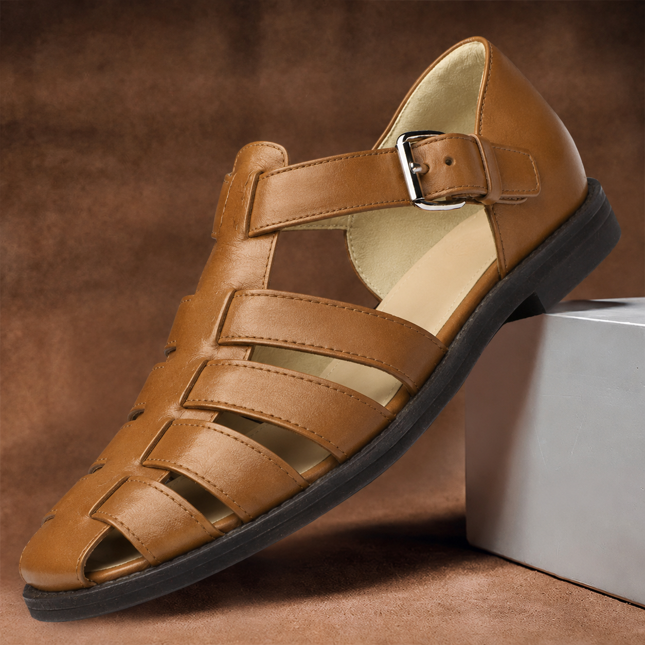 Anton – Leather Fisherman Sandals
