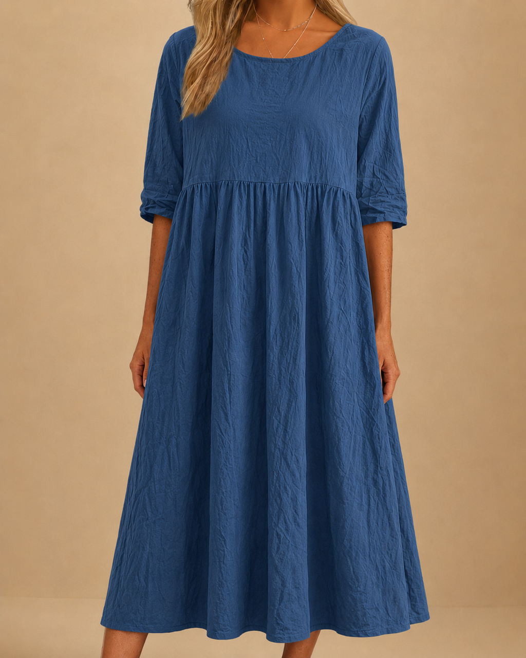 Mia – Classic Mid Sleeve Dress