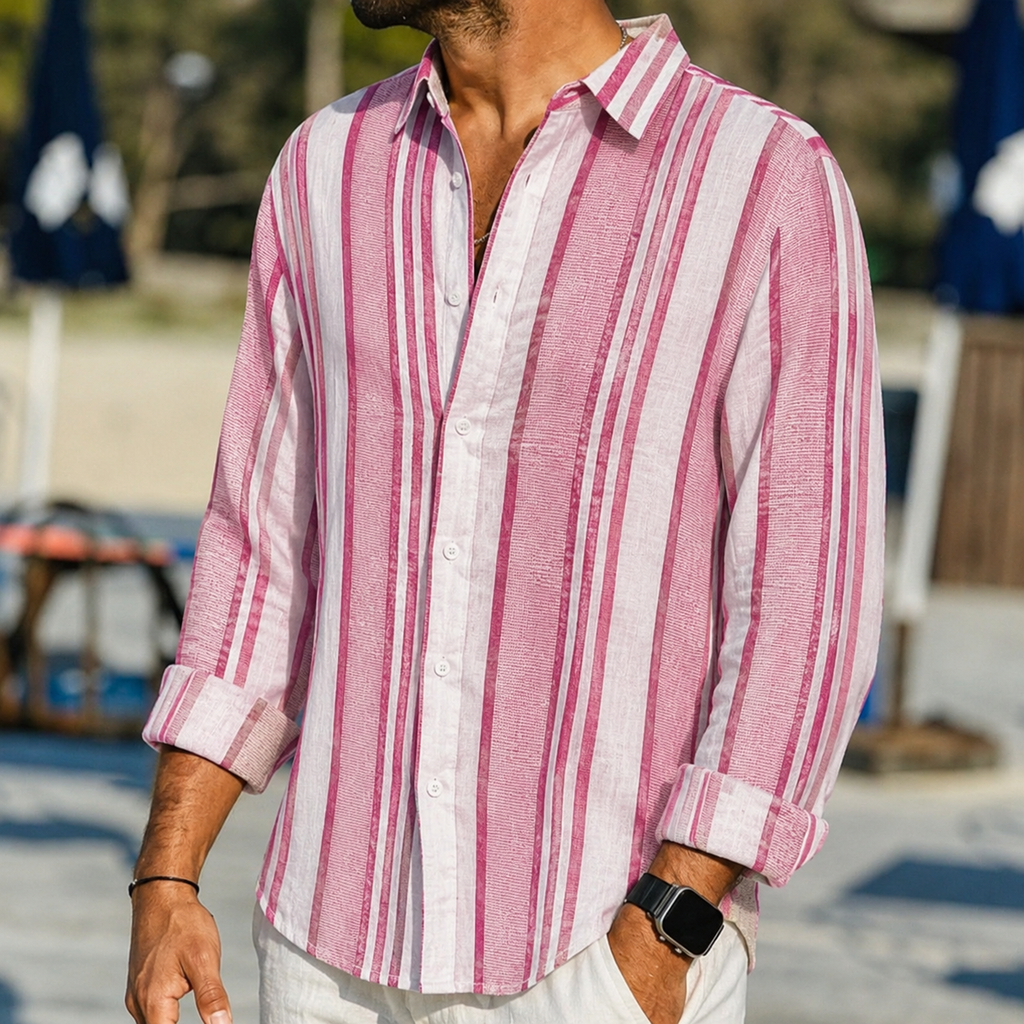 Michael – Striped Long Sleeve Shirt