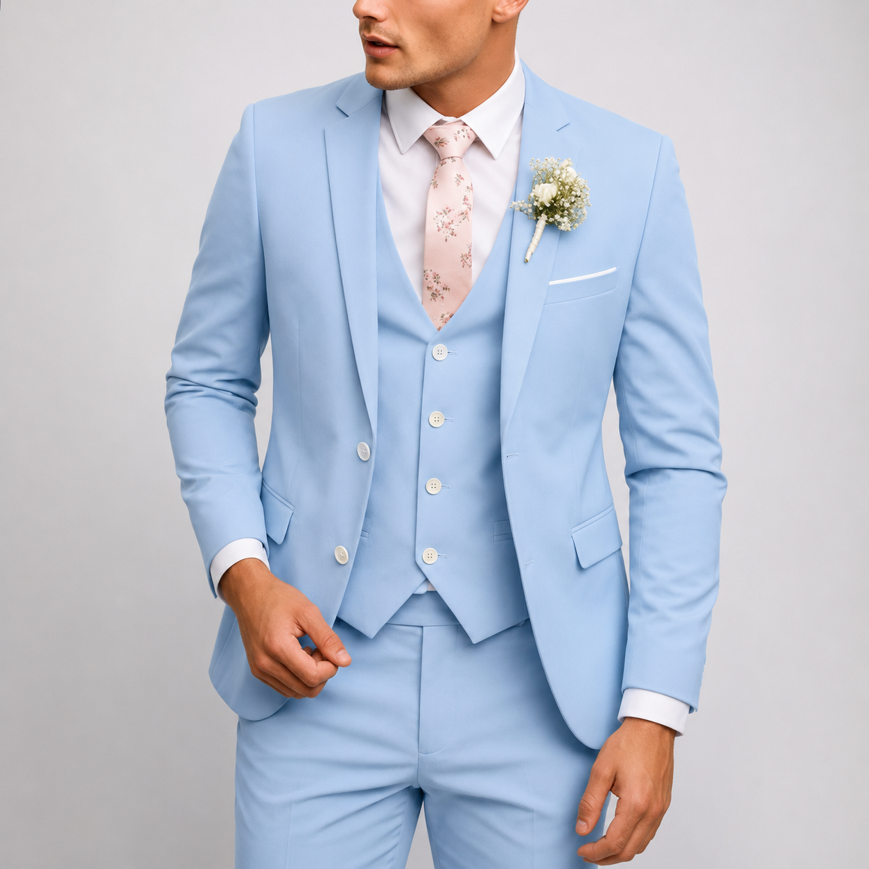 Leon – Tailored Three-piece elegant Suit for Men