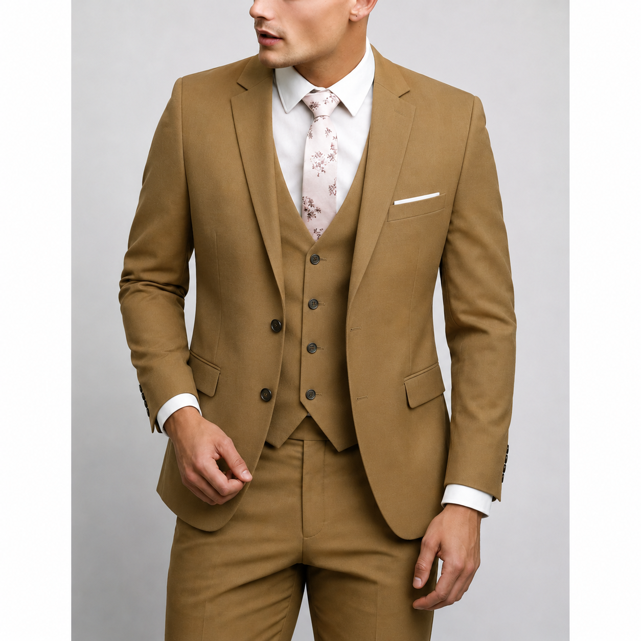 Leon – Tailored Three-piece elegant Suit for Men
