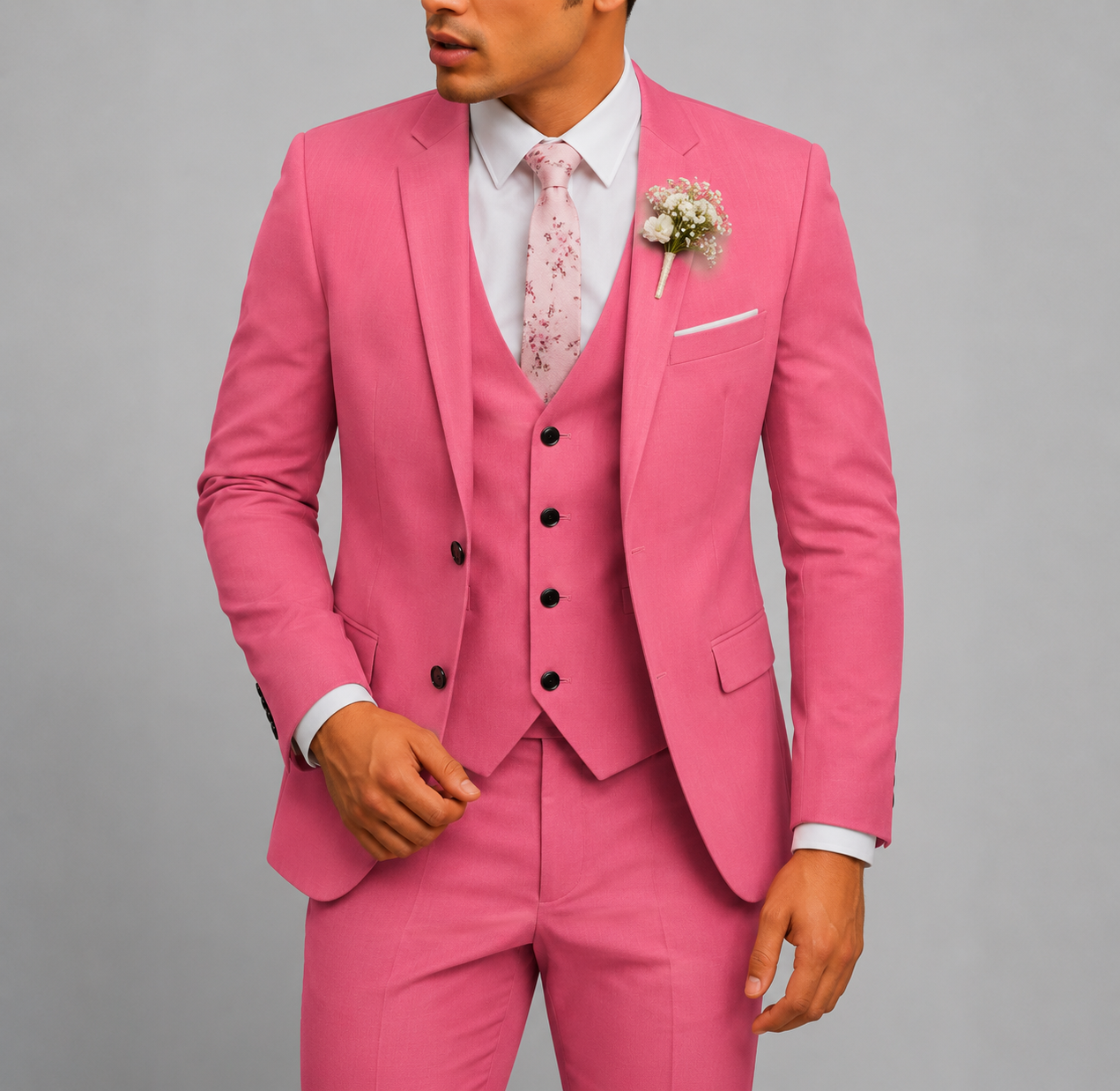Leon – Tailored Three-piece elegant Suit for Men