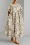 Karin – Elegant Blossom Print Dress for Women