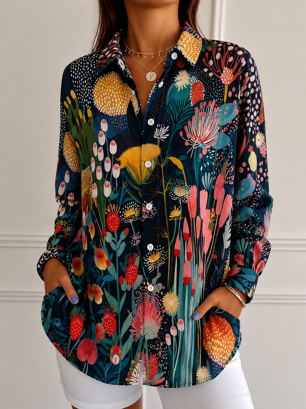 Renate – Women Floral Print Blouse