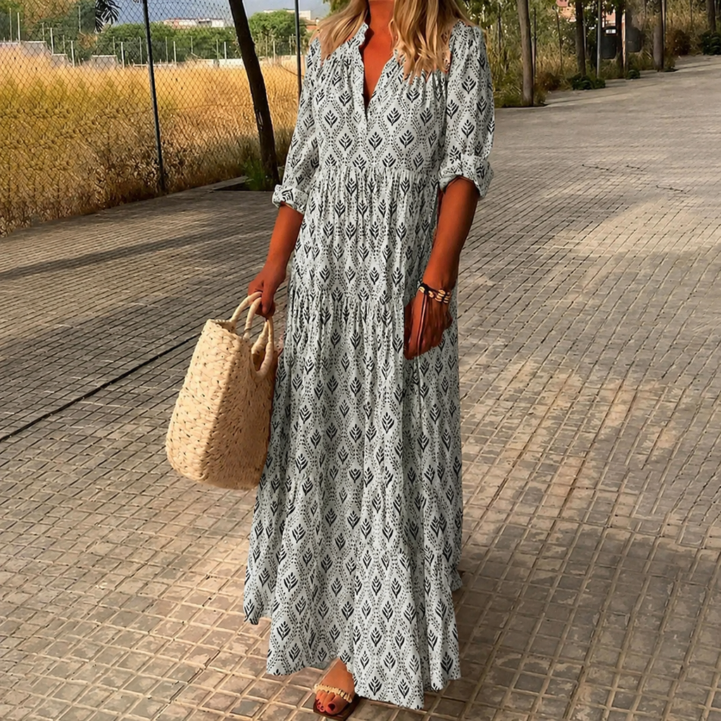 Laura – Women Floral Print Maxi Dress