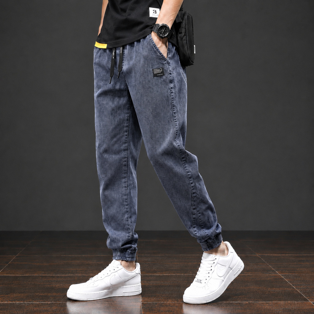 Ethan – Men Jogger Jeans with Drawstring Pants