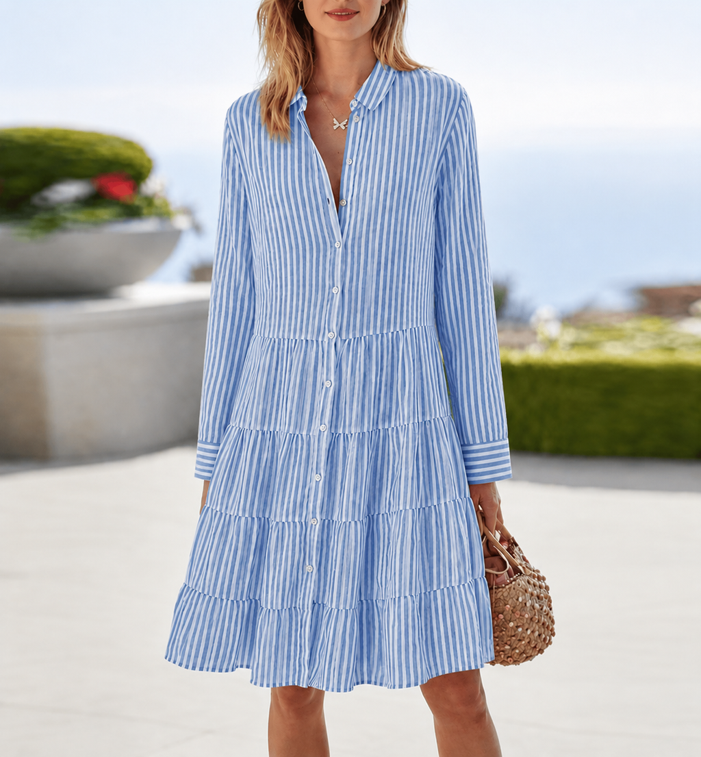 Hannah – Striped Summer Dress for Women
