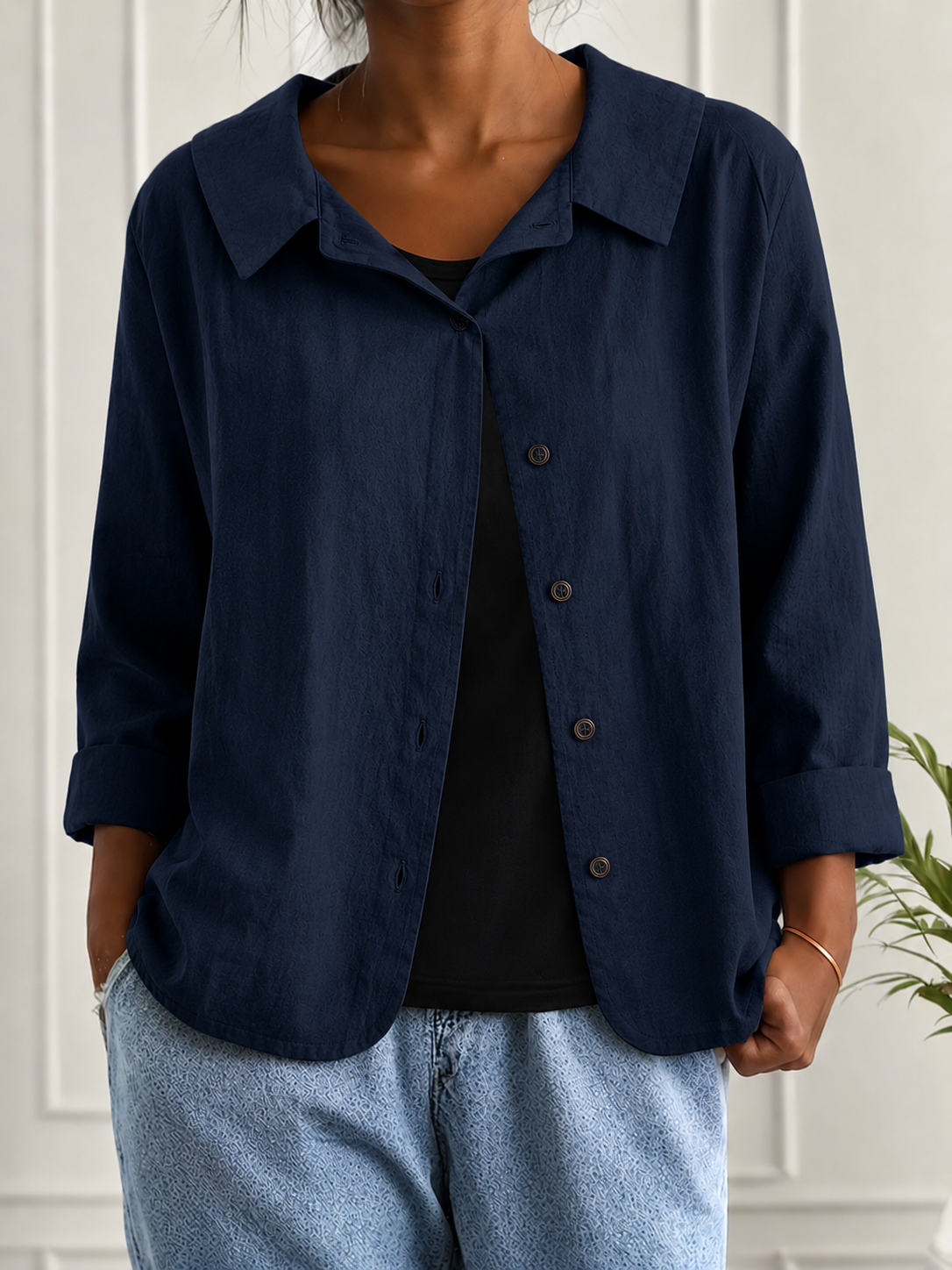 Clara – Women Jacket with Button Closure Jacket