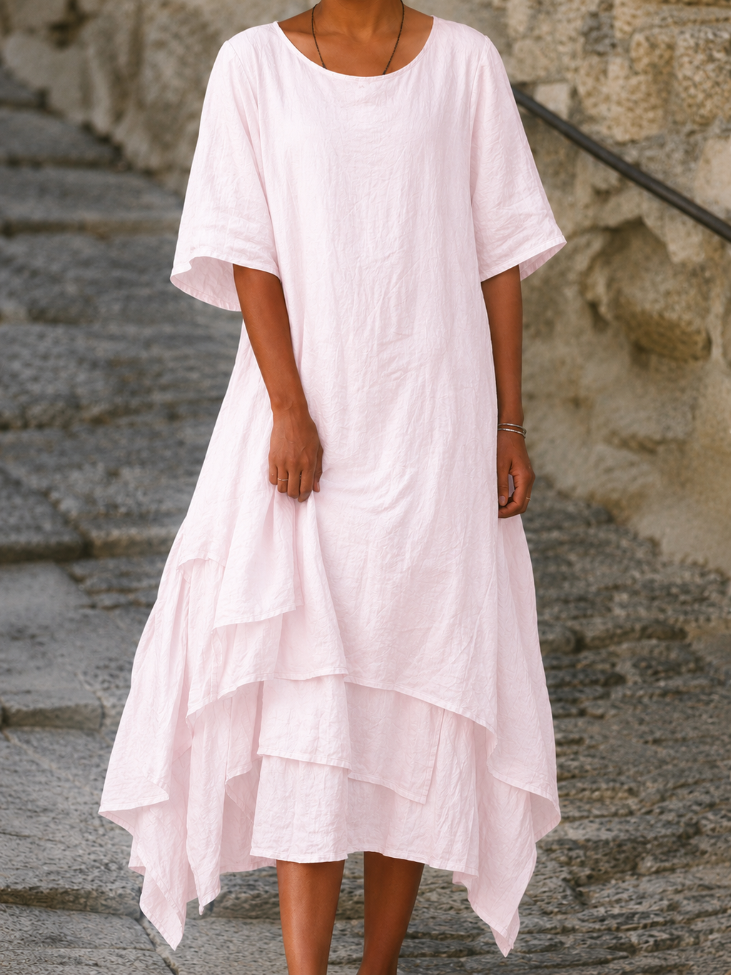 Sophie – Women's double-layer cotton dress