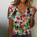 Elvira – Colorful Floral Summer Blouse