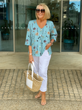 Margaret – Women Floral Print Blouse