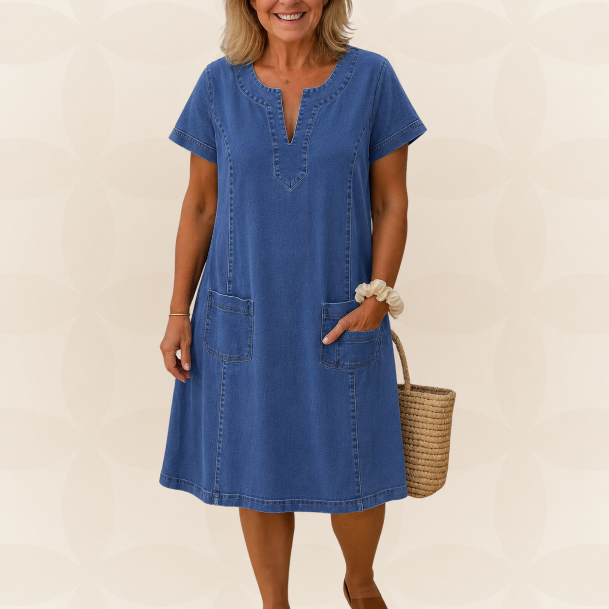 Doreen – Casual Denim Summer Dress