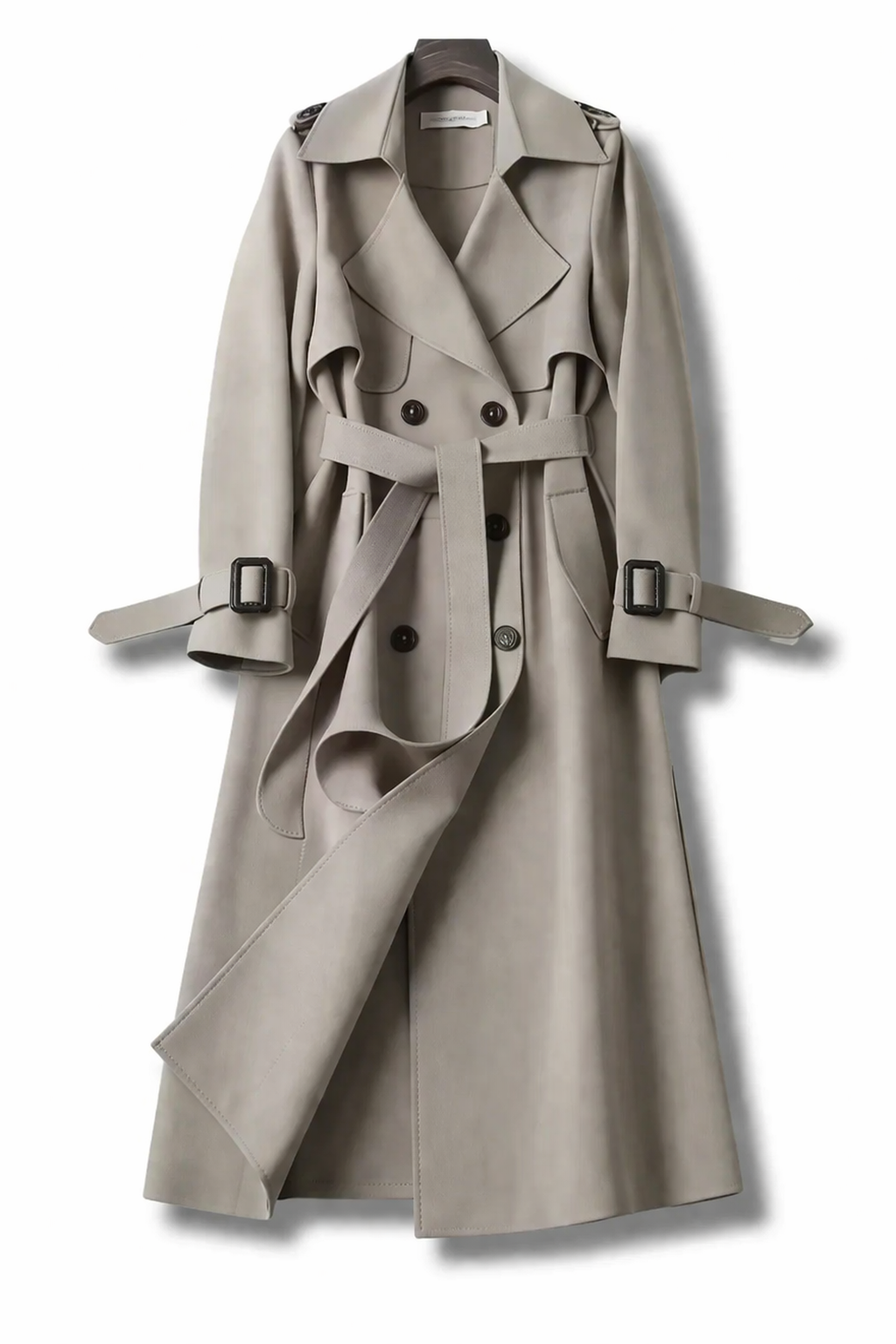Charlotte – Classic Belted Women’s Trench Coat
