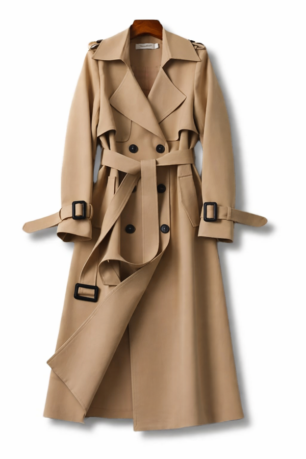 Charlotte – Classic Belted Women’s Trench Coat